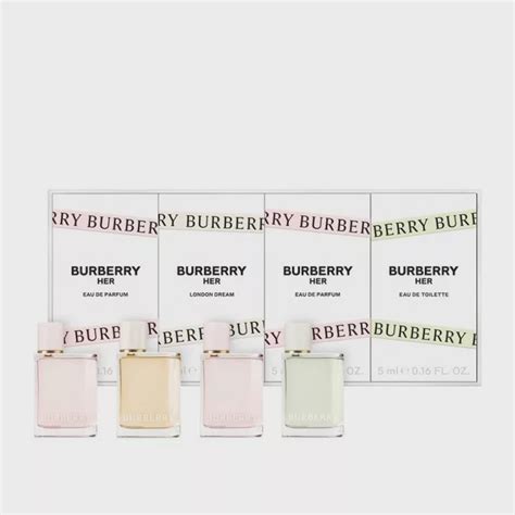 burberry fragrance set minis ebay|Burberry aftershave gift set.